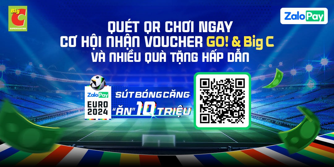 EURO 2024 KHỞI TRANH - CÙNG ZALOPAY SÚT BÓNG RINH NGAY 10 TRIỆU