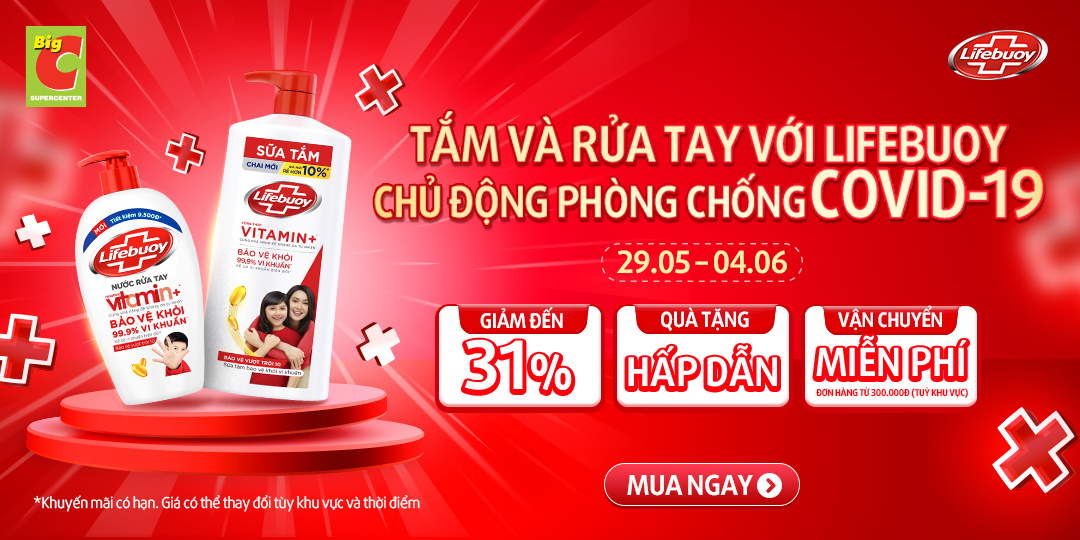 SĂN ƯU ĐÃI LIFEBUOY TRÊN GO! APP: AN TOÀN CHO DA - BẢO VỆ CẢ NHÀ