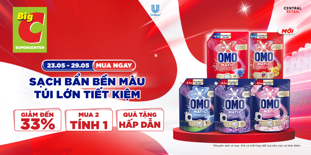 QUẦN ÁO SẠCH NHƯ MỚI, CÂN MỌI THỜI TIẾT CÙNG OMO 